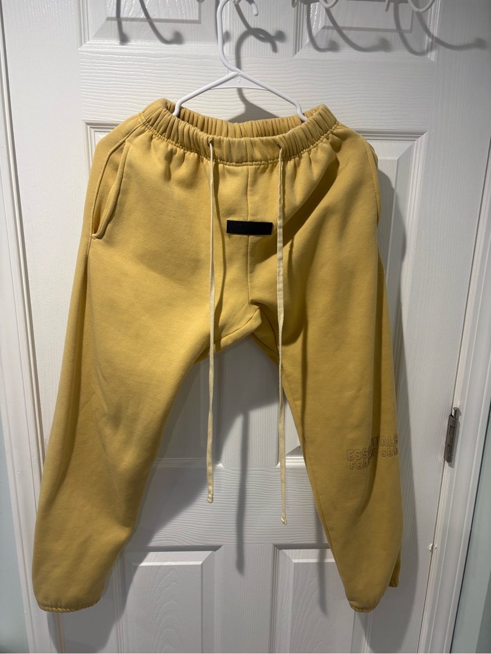 Essential Fear of God Yellow Small Sweats